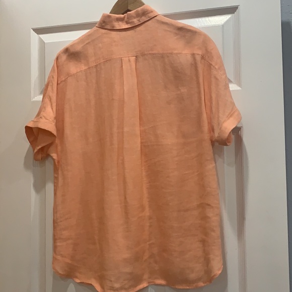 J. Crew Irish Linen Popover Shirt - Picture 3 of 6